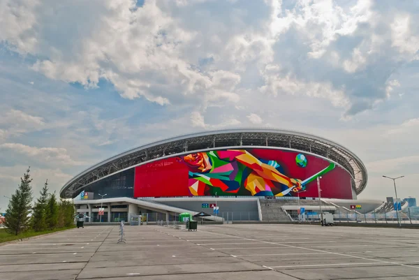 Футбольный стадион "Казань-Арена" на Универсиаде 2013 — стоковое фото