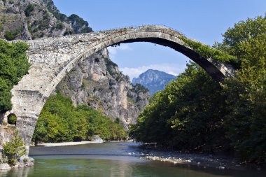 taş köprü aoos Nehri, konitsa, Yunanistan