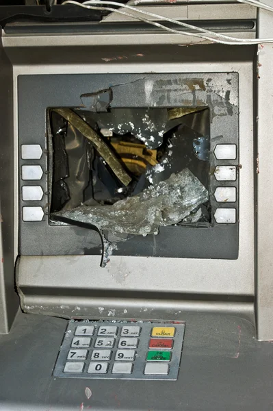 Geldautomat kaputt Stockbild