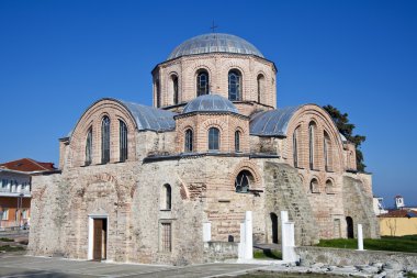 Byzantine church of Kosmosotira, Feres, Greece clipart