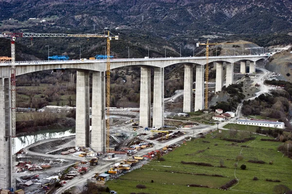 Pont routier en construction — Photo