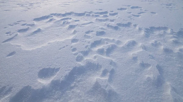 Текстура Білого Снігу Природною Шорсткістю — стокове фото
