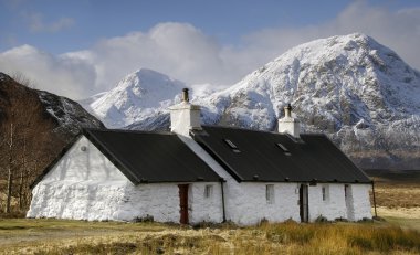 Blackrock cottage, glencoe, İskoçya.