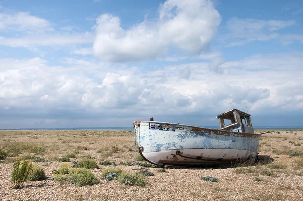 eski bir tekne, dungeness, kent, İngiltere, Birleşik Krallık.