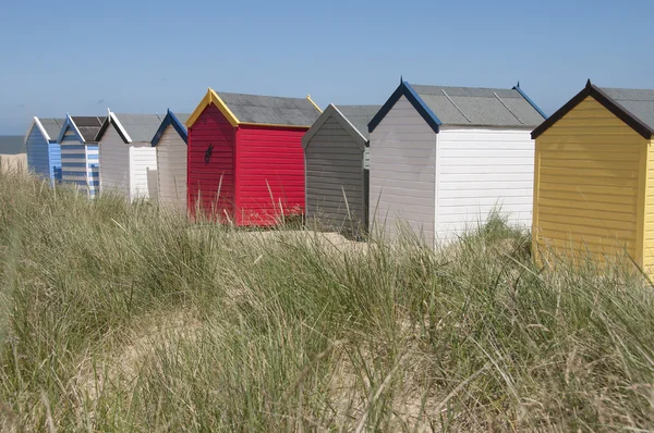 Beach Huts at Southwold — Stock Photo, Image