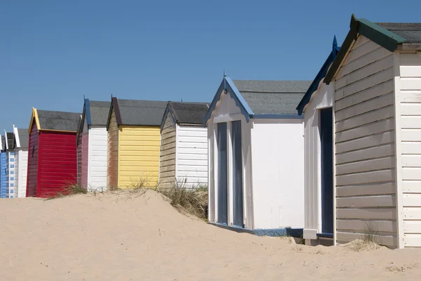 Cabañas de playa en Southwold — Foto de Stock