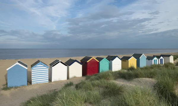 Beach Huts at Southwold — Stock Photo, Image