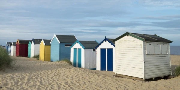 Beach Huts at Southwold — Stock Photo, Image