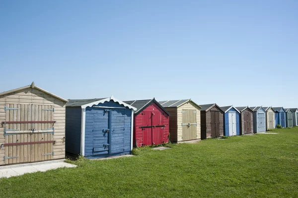 Colorful Beach Huts — Stock Photo, Image