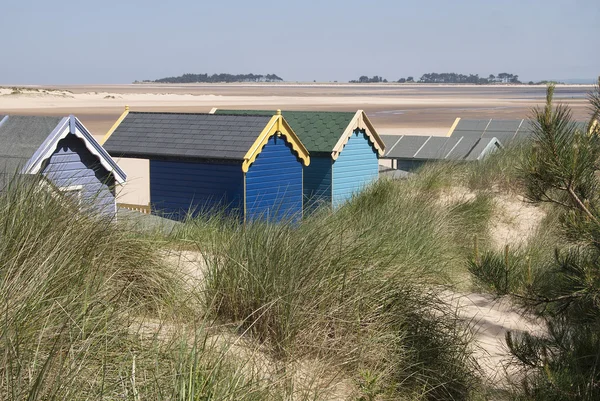 Cabañas de playa en Wells-next-the-Sea —  Fotos de Stock
