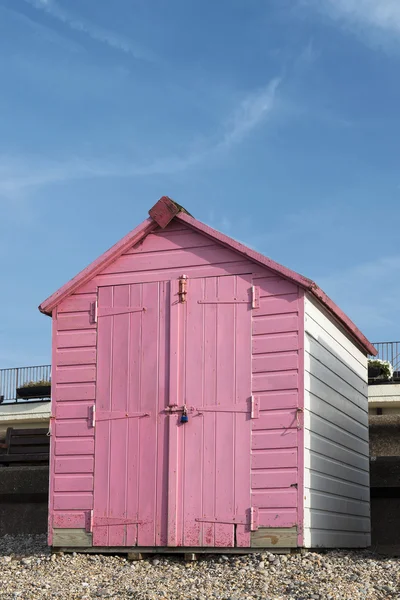 Colorful Beach Huts at Seaton — Stock Photo, Image