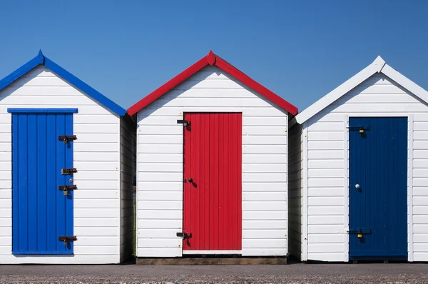 Colourful Beach Huts — Stock Photo, Image