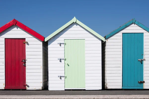 Colourful Beach Huts — Stock Photo, Image