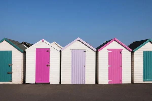 Colourful Beach Huts — Stock Photo, Image