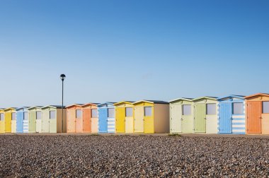 seaford, plaj kulübe.