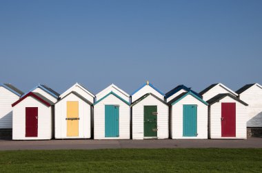 paignton, plaj kulübe.