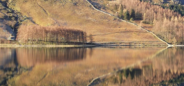 Reflecties over buttermere — Stockfoto