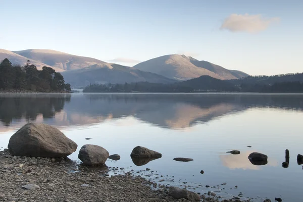 Derwent νερό την αυγή — Φωτογραφία Αρχείου