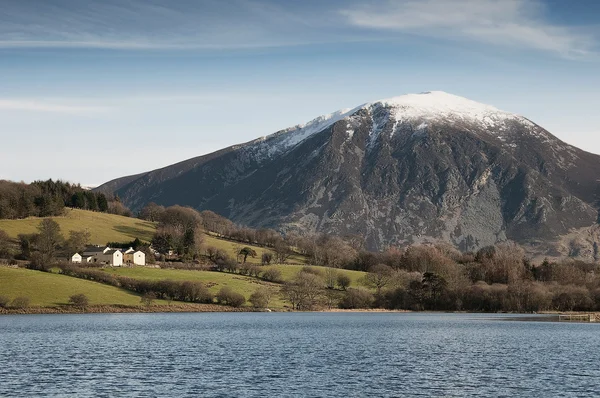 Loweswater w zimie. — Zdjęcie stockowe