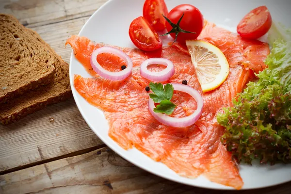 Gerookte zalm — Stockfoto