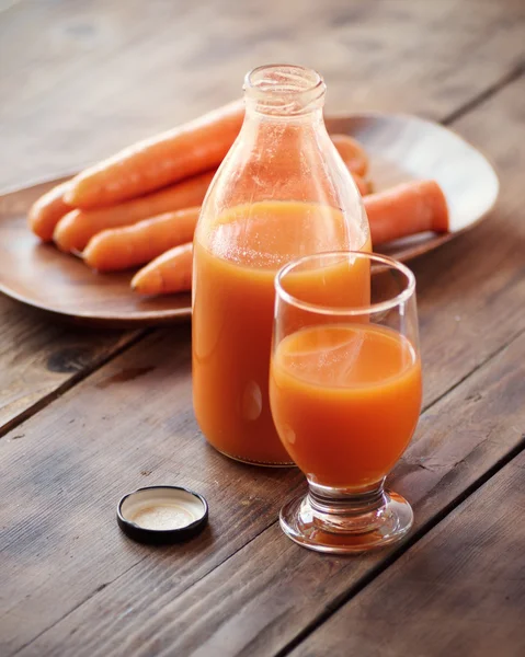 Suco de cenoura — Fotografia de Stock