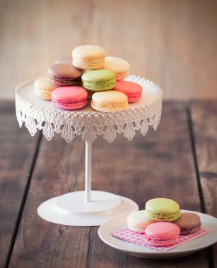 renkli macaroons