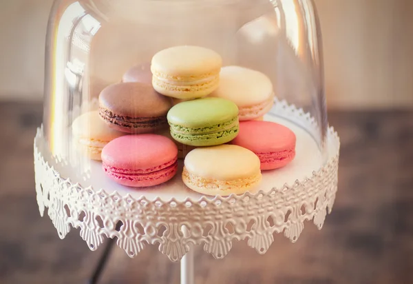 Färgglada macaroons — Stockfoto