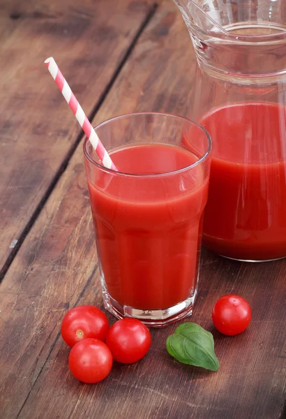 Sumo de tomate — Fotografia de Stock