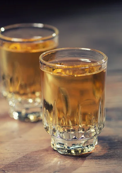 Whisky shots — Fotografia de Stock