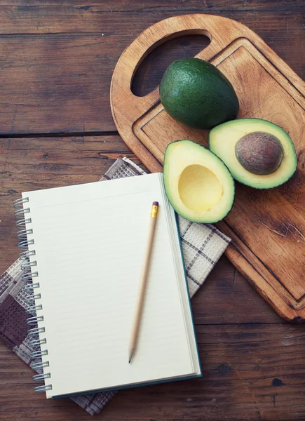 Рецепт авокадо — стоковое фото