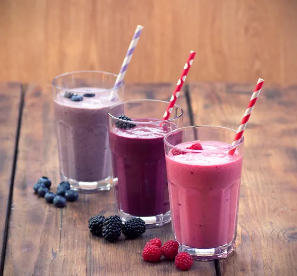 Smoothies de frutas — Fotografia de Stock