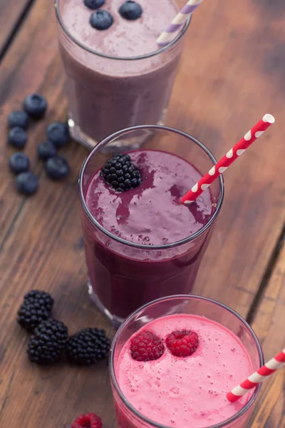 Smoothies de frutas — Fotografia de Stock