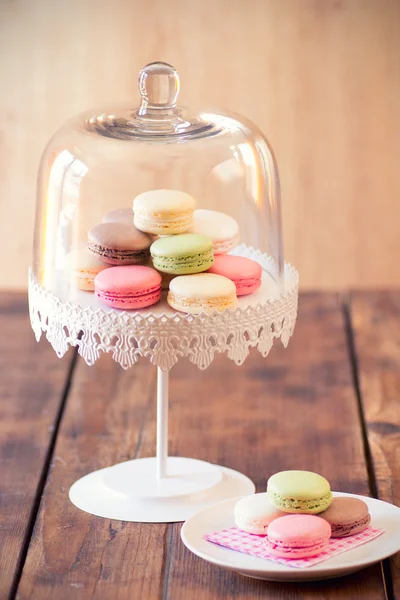 Färgglada macaroons — Stockfoto