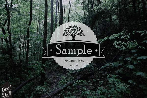 Orman arka planda, raster