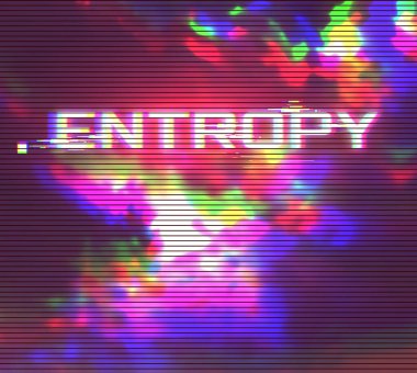 Dijital Arıza Efekti Vektörü Soyut Arkaplan. Dinamik Canlı Renkli Çizgili Çizim