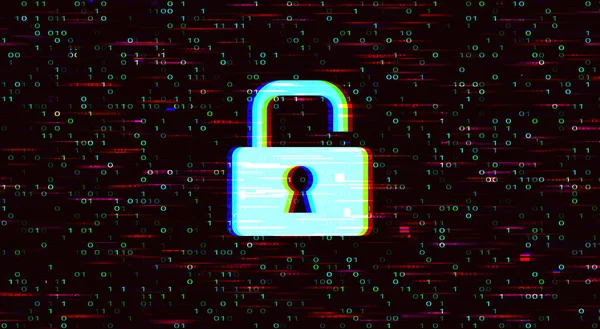 Keamanan Cyber Dan Konsep Hacking Vektor - Stok Vektor