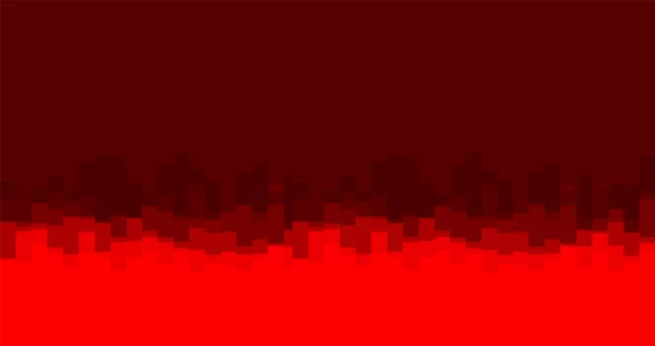 Glitchade Vektor Abstrakt Röd Bakgrund — Stock vektor