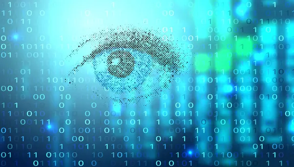 Dijital gelecek vektör arkaplanı. Bilim teknolojisi arkaplan kavramı