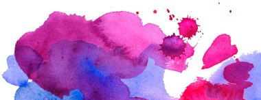 Soyut suluboya sıçraması. Boyanın vektör lekesi