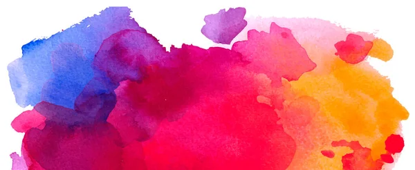 Bunte Aquarell Illustration Hintergrund Mit Kopierraum — Stockvektor