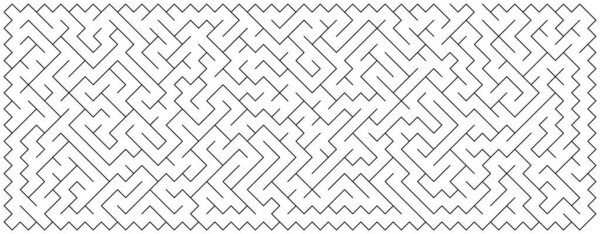 Векторная иллюстрация лабиринта или лабиринта, изолированного на белом