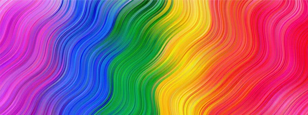 Abstrakter Heller Regenbogenhintergrund Trendiges Geometrisches Muster — Stockvektor