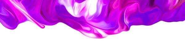 Moderno Cartel Flujo Colorido Onda Forma Líquida Fondo Color Púrpura — Vector de stock