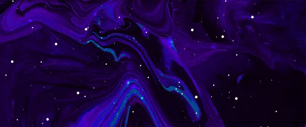 Galaxie barevné fialové průtoku pozadí vektorové ilustrace — Stockový vektor