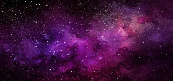 Kozmik Çizim Güzel Renkli Bir Arka Plan Suluboya — Stok fotoğraf