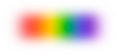 Gökkuşağı afiş için soyut arkaplanı maviye boyadı