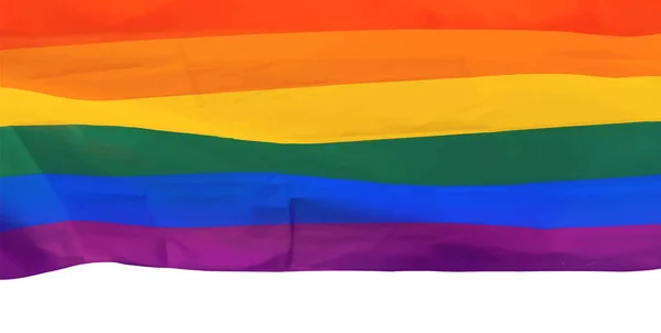 Drapeaux Lgbt Symbole Fierté Gay Lesbienne Bisexuelle Transgenre Queer — Image vectorielle