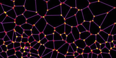 Vektör fütüristik teknoloji geçmişi. Birleştirilmiş noktalar