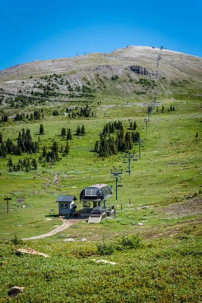 Sunshine Village Alberta Αυγ 2022 Sunshine Villages Great Divide Chairlift — Φωτογραφία Αρχείου