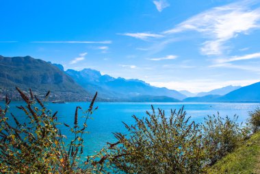 Fransa Lake annecy şehir yakınında